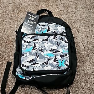 New Hurley Backpack and Lunchbag Set